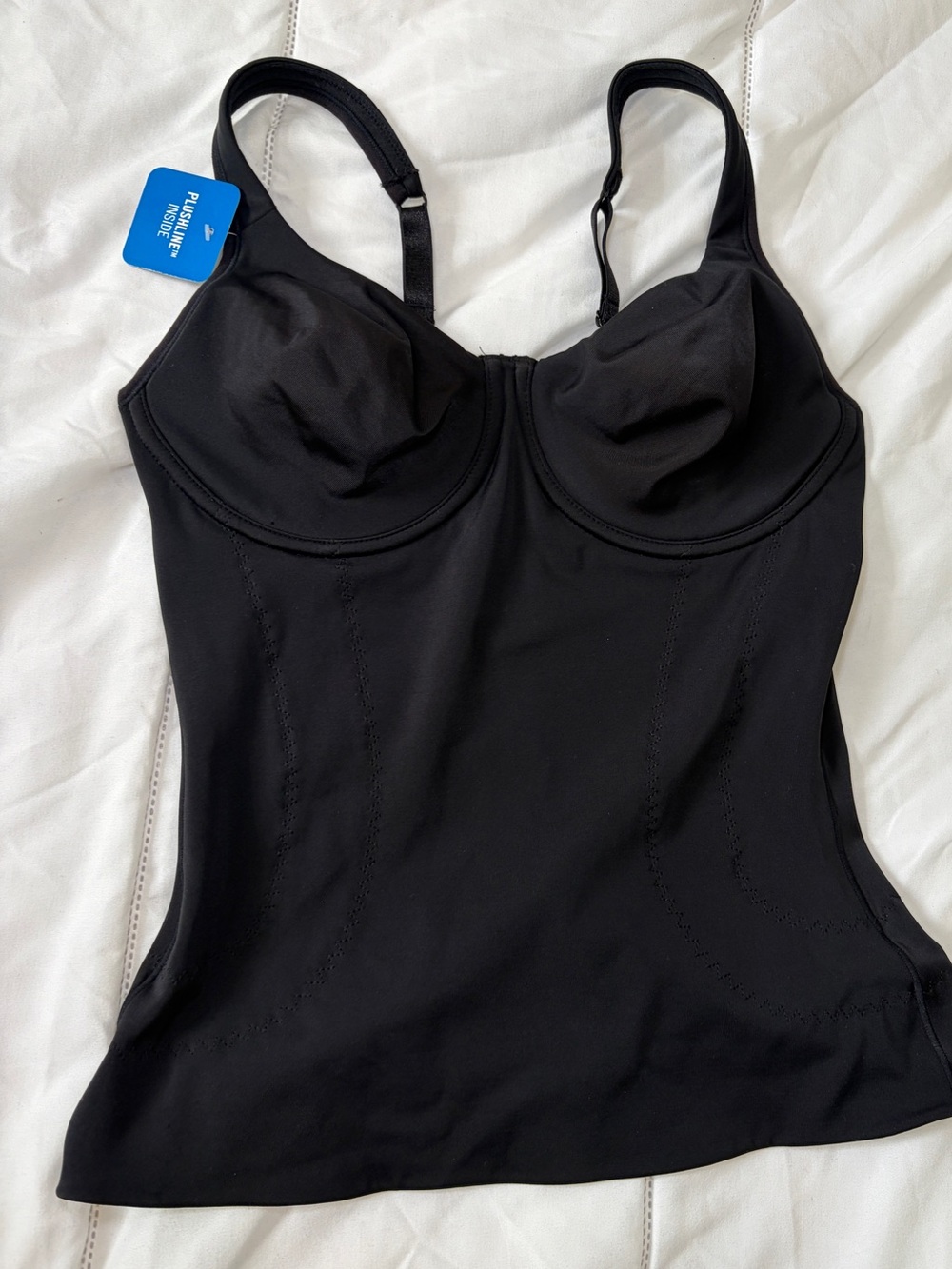 Body Slimmers Nancy Ganz Cami Top 36 B black Shapewear NWT